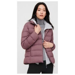 Women's Mauve Purple Uniqlo Down Puffer Jacket